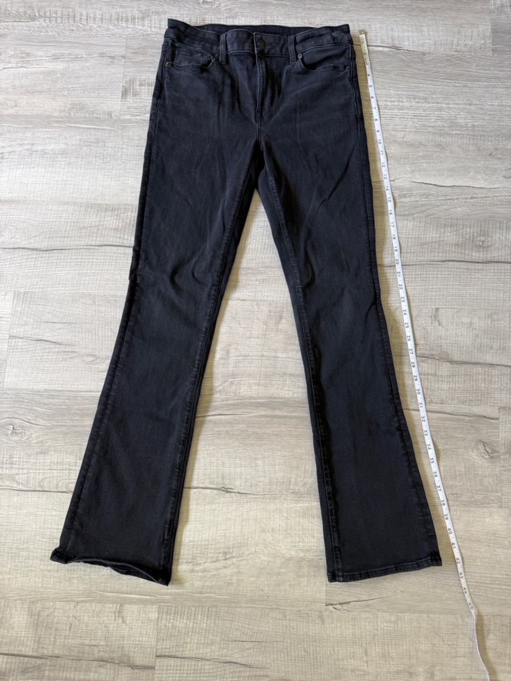 American Eagle Outfitters Black Hi-Rise Skinny Kick Jeans
